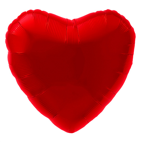 Agura сердце 30'/ 76,5 см (в упаковке) красный 755877 Фольга